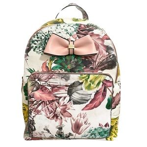 🌻 Dune London Watercolor Floral Bow Backpack